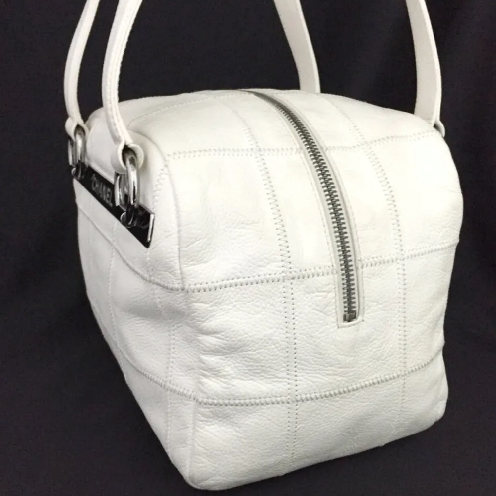 Authentic Chanel White Chocolate Bar Bag - Picture 7 of 14